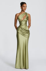 Emina Maxi Dress - Light Olive Dress XS Babyboo Fashion Premium Exclusive Design