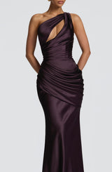 Emina Maxi Dress - Plum Dress Babyboo Fashion Premium Exclusive Design