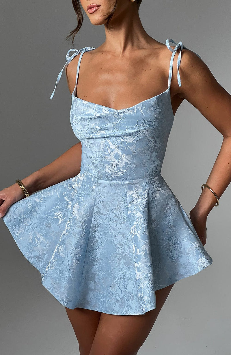 Emmie Playsuit Dress - Blue Playsuit XS Babyboo Fashion Premium Exclusive Design