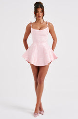 Emmie Playsuit Dress - Blush Playsuit Babyboo Fashion Premium Exclusive Design