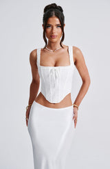 Emory Corset - Ivory Tops Babyboo Fashion Premium Exclusive Design