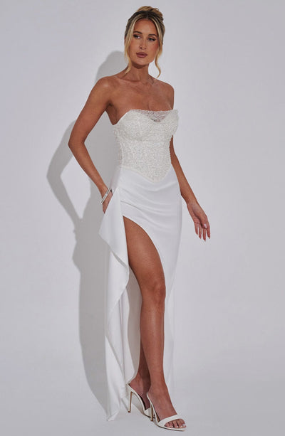Emrielle Maxi Dress - Ivory - View 4 | Shop Formal Dress
