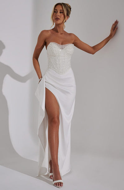 Emrielle Maxi Dress - Ivory - View 1 | Shop Formal Dress
