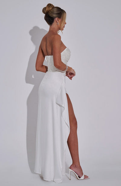 Emrielle Maxi Dress - Ivory - View 6 | Shop Formal Dress