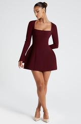 Esme Mini Dress - Cherry Lacquer Dress Babyboo Fashion Premium Exclusive Design
