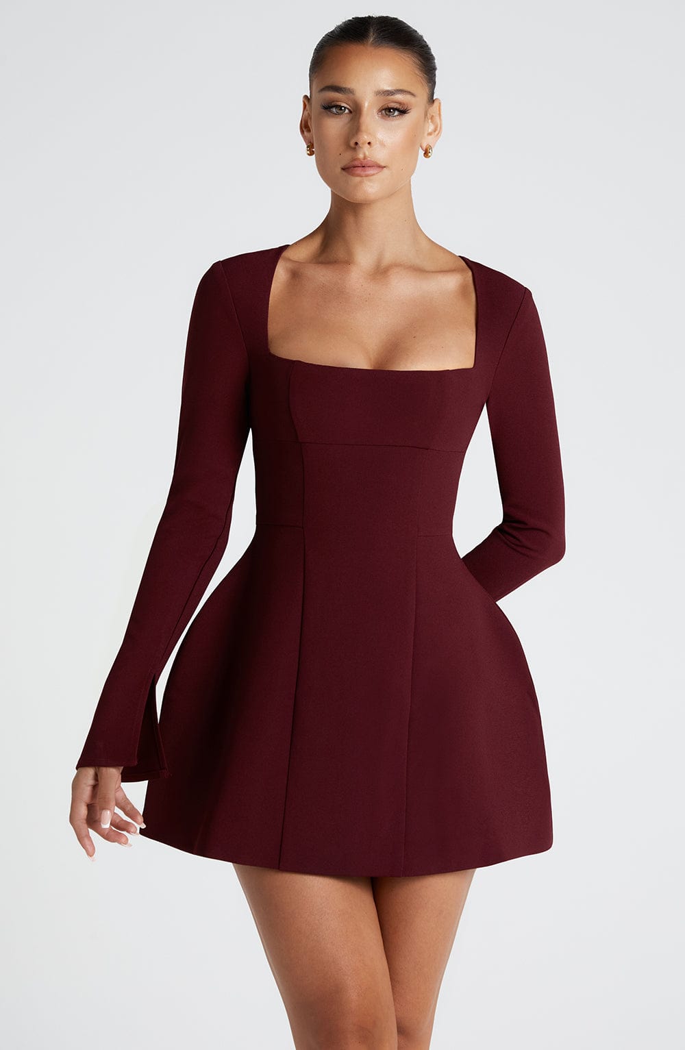 Esme Mini Dress - Cherry Lacquer | Mini Dress | Babyboo Fashion Esme Mini Dress - Cherry Lacquer | Mini Dress | Babyboo Fashion