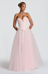 Ethel Maxi Skirt - Blush Skirt Babyboo Fashion Premium Exclusive Design