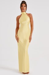 Etta Maxi Dress - Lemon Dress Babyboo Fashion Premium Exclusive Design