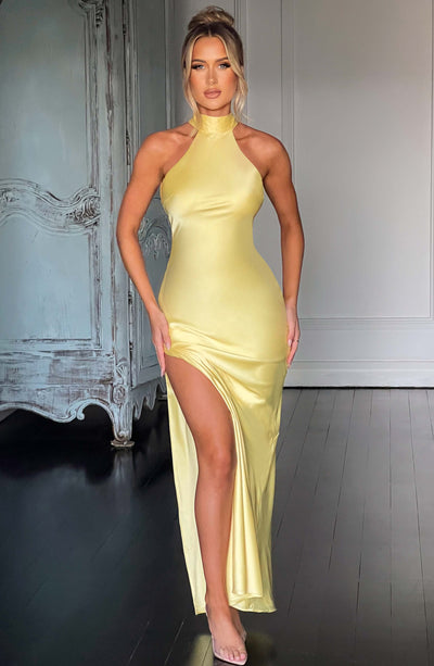 Shop Formal Dress - Etta Maxi Dress - Lemon secondary image