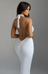 Evangeline Maxi Dress - Ivory Dress Babyboo Fashion Premium Exclusive Design