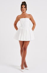 Evie Mini Dress - Ivory Dress Babyboo Fashion Premium Exclusive Design