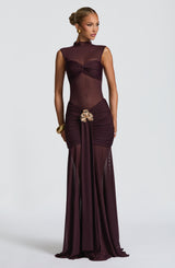 Fae Maxi Skirt - Plum Skirt Babyboo Fashion Premium Exclusive Design