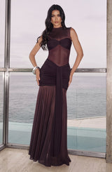 Fae Maxi Skirt - Plum Skirt Babyboo Fashion Premium Exclusive Design