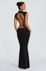 Fenella Maxi Dress - Black Dress Babyboo Fashion Premium Exclusive Design