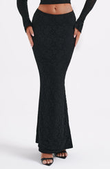 Fernanda Maxi Skit - Black Skirt Babyboo Fashion Premium Exclusive Design