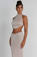 Fifi Top - Champagne Tops Babyboo Fashion Premium Exclusive Design