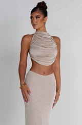 Fifi Top - Champagne Tops Babyboo Fashion Premium Exclusive Design