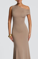 Fiora Maxi Dress - Stone Dress Babyboo Fashion Premium Exclusive Design