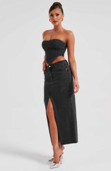 Flor Maxi Skirt - Black Skirt Babyboo Fashion Premium Exclusive Design