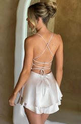 Florence Playsuit - Champagne Playsuit Babyboo Fashion Premium Exclusive Design