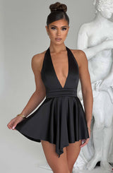 Gaia Playsuit - Black Playsuit Babyboo Fashion Premium Exclusive Design