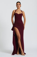 Genette Maxi Dress - Cherry Lacquer Dress Babyboo Fashion Premium Exclusive Design