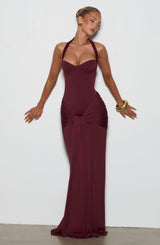 Gia Maxi Dress - Cherry Lacquer Dress Babyboo Fashion Premium Exclusive Design