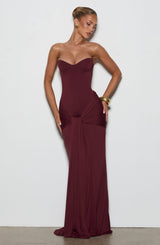 Gia Maxi Dress - Cherry Lacquer Dress Babyboo Fashion Premium Exclusive Design