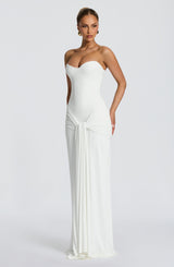 Gia Maxi Dress - Ivory Dress Babyboo Fashion Premium Exclusive Design