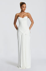 Gia Maxi Dress - Ivory Dress Babyboo Fashion Premium Exclusive Design