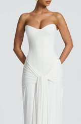 Gia Maxi Dress - Ivory Dress Babyboo Fashion Premium Exclusive Design