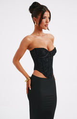Harlow Corset - Black Tops Babyboo Fashion Premium Exclusive Design