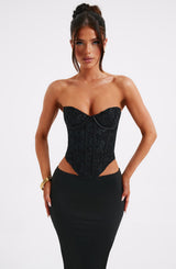 Harlow Corset - Black Tops Babyboo Fashion Premium Exclusive Design