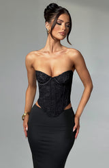 Harlow Corset - Black Tops Babyboo Fashion Premium Exclusive Design