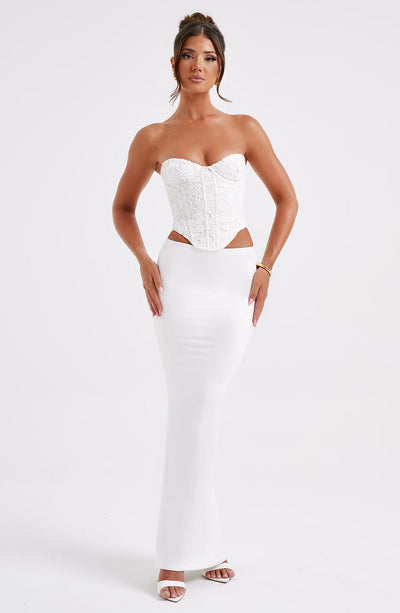 Collective Tops - Harlow Corset - Ivory third image