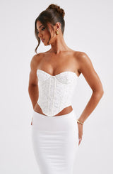 Harlow Corset - Ivory Tops Babyboo Fashion Premium Exclusive Design