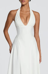 Hayden Midi Dress - Ivory Dress Babyboo Fashion Premium Exclusive Design