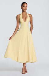 Hayden Midi Dress - Lemon Dress XS Babyboo Fashion Premium Exclusive Design