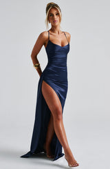 Helen Maxi Dress - Navy Dress Babyboo Fashion Premium Exclusive Design