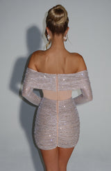 Hydra Mini Dress - Nude Dress Babyboo Fashion Premium Exclusive Design