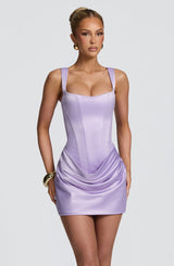 Imogen Mini Dress - Lilac Dress XS Babyboo Fashion Premium Exclusive Design