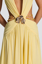 Indianna Maxi Dress - Lemon Dress Babyboo Fashion Premium Exclusive Design