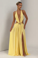 Indianna Maxi Dress - Lemon Dress Babyboo Fashion Premium Exclusive Design