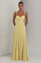 Irie Maxi Dress - Lemon Dress Babyboo Fashion Premium Exclusive Design