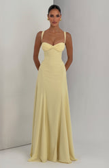 Irie Maxi Dress - Lemon Dress Babyboo Fashion Premium Exclusive Design