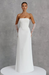 Irmina Maxi Dress - Ivory Dress Babyboo Fashion Premium Exclusive Design