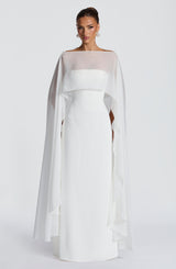Irmina Maxi Dress - Ivory Dress Babyboo Fashion Premium Exclusive Design