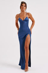 Isobel Maxi Dress - Navy Dress Babyboo Fashion Premium Exclusive Design