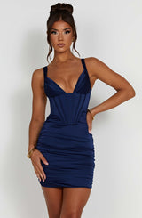 Izabella Mini Dress - Navy Dress Babyboo Fashion Premium Exclusive Design