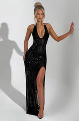 Jacqueline Maxi Dress - Black Dress Babyboo Fashion Premium Exclusive Design